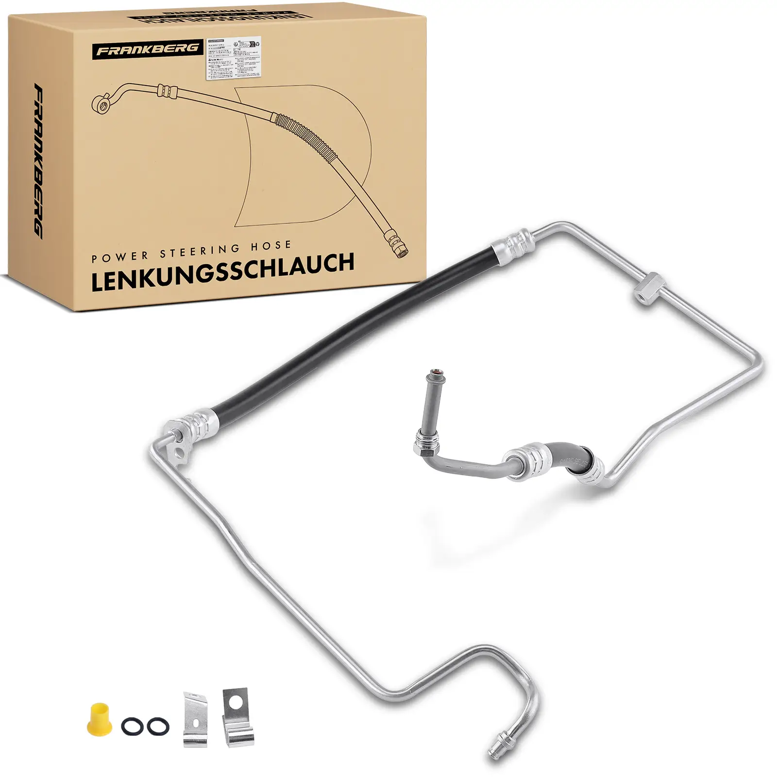 Hydraulikschlauch, Lenkung von Hydraulikpumpe nach Lenkgetriebe Frankberg 5481FB0018225