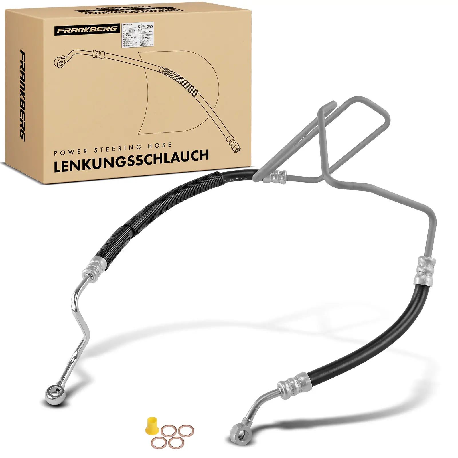 Hydraulikschlauch, Lenkung von Hydraulikpumpe nach Lenkgetriebe Frankberg 5481FB0018231