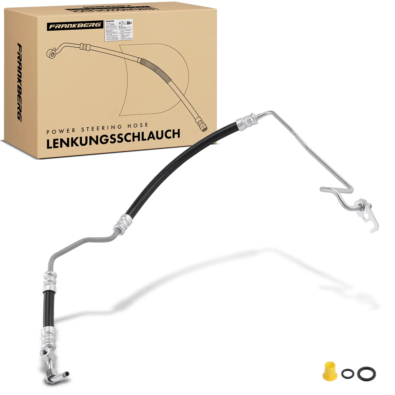 Hydraulikschlauch, Lenkung von Hydraulikpumpe nach Lenkgetriebe Frankberg 5481FB0018234