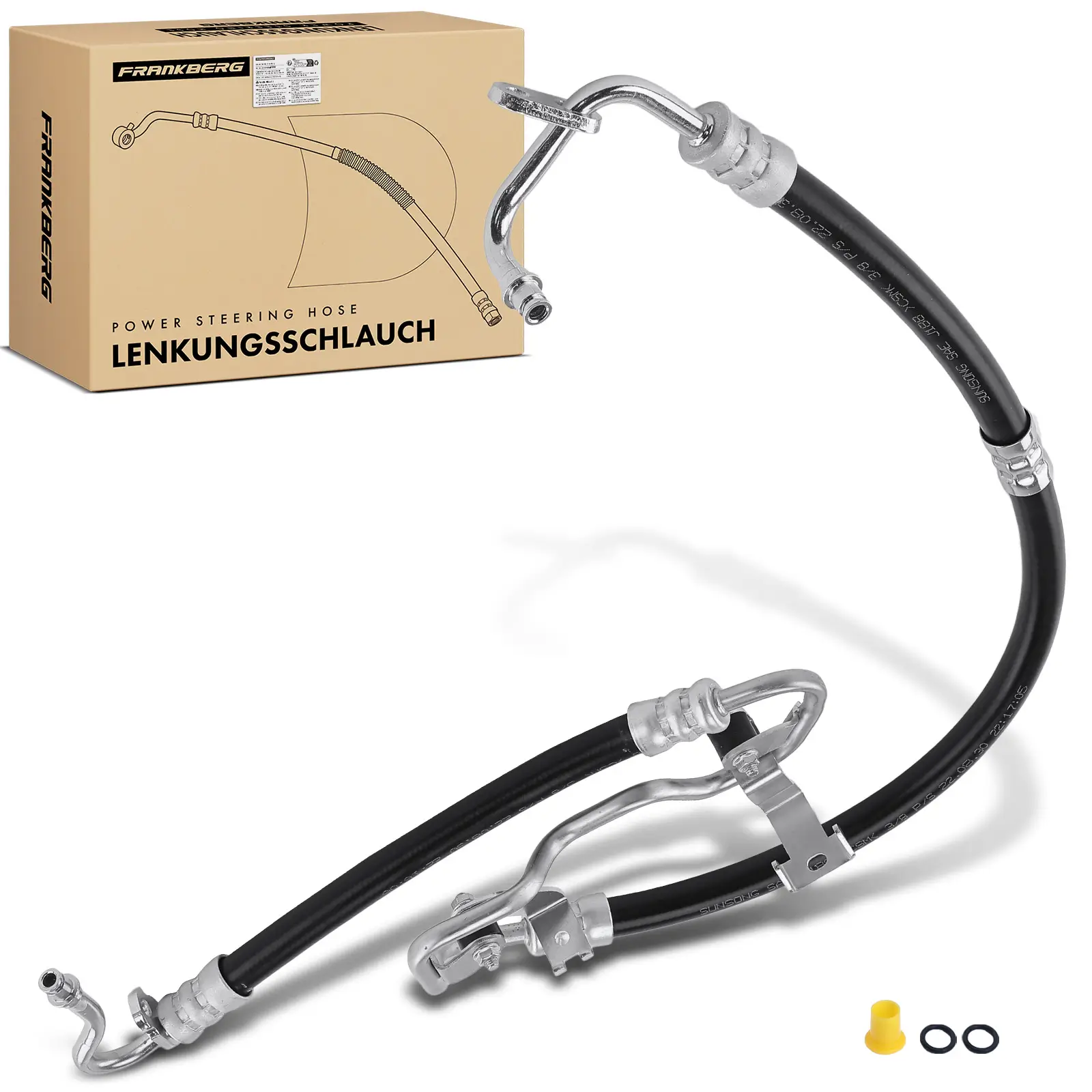 Hydraulikschlauch, Lenkung von Hydraulikpumpe nach Lenkgetriebe Frankberg 5481FB0018240