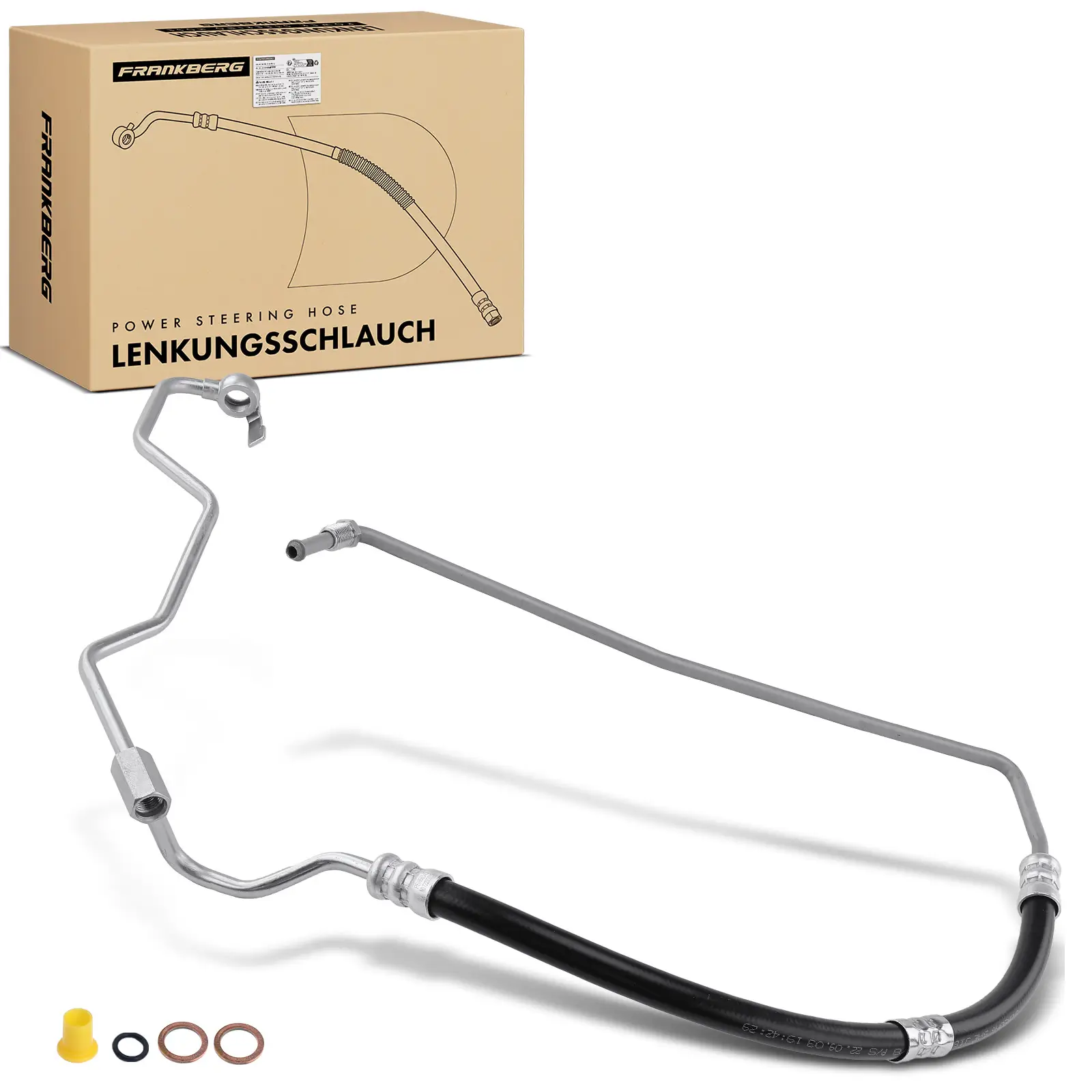 Hydraulikschlauch, Lenkung von Hydraulikpumpe nach Lenkgetriebe Frankberg 5481FB0018242