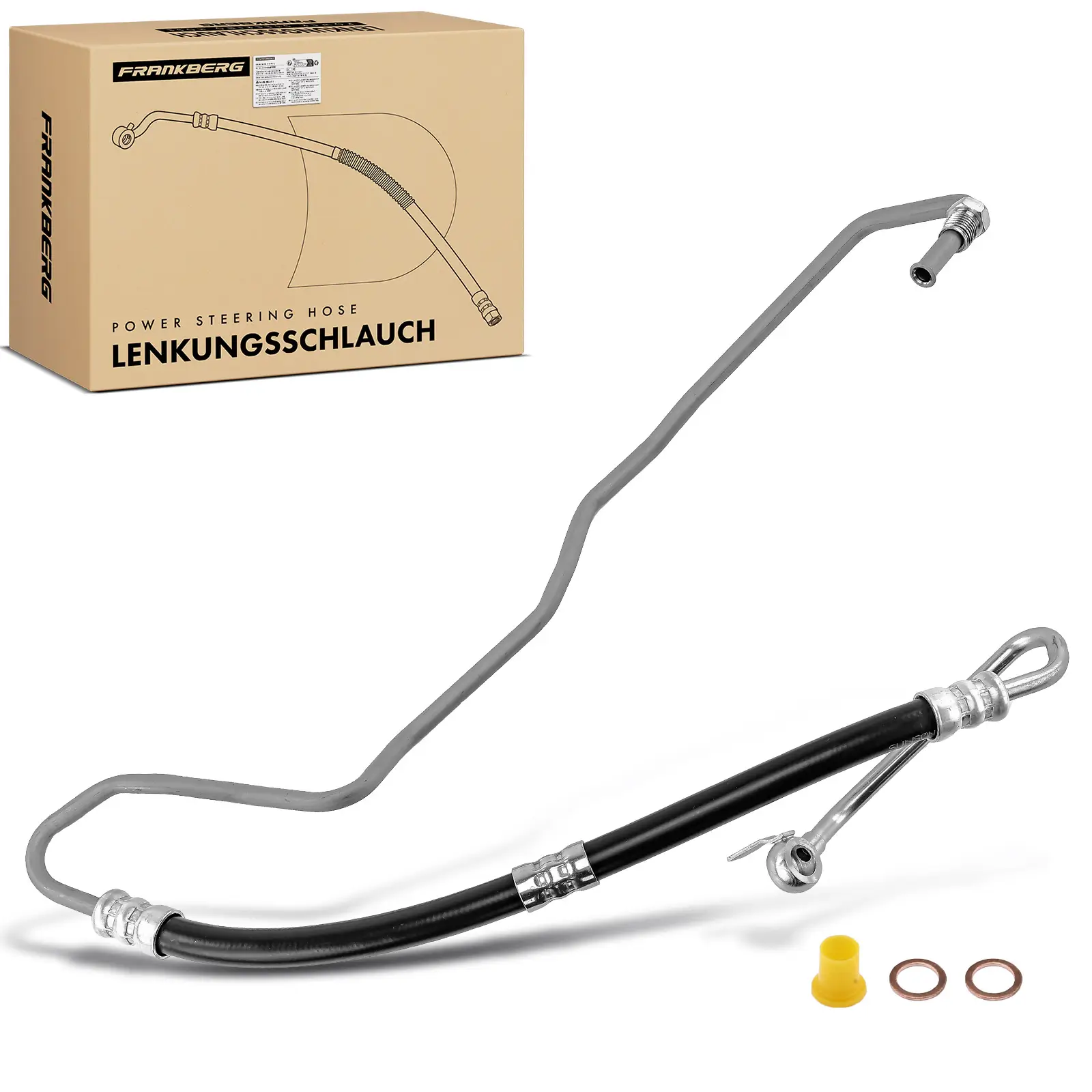 Hydraulikschlauch, Lenkung von Hydraulikpumpe nach Lenkgetriebe Frankberg 5481FB0018255