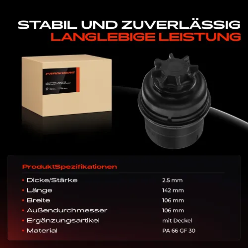 Ausgleichsbehälter, Hydrauliköl (Servolenkung) Frankberg 5481FB0018932 Bild Ausgleichsbehälter, Hydrauliköl (Servolenkung) Frankberg 5481FB0018932