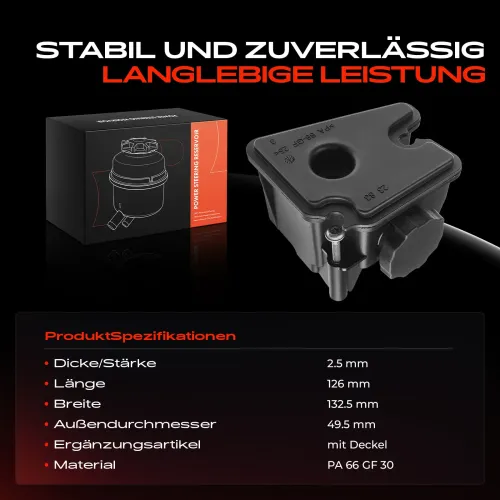 Ausgleichsbehälter, Hydrauliköl (Servolenkung) Frankberg 5481FB0018937 Bild Ausgleichsbehälter, Hydrauliköl (Servolenkung) Frankberg 5481FB0018937