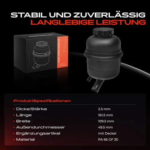 Ausgleichsbehälter, Hydrauliköl (Servolenkung) Frankberg 5481FB0018941 Bild Ausgleichsbehälter, Hydrauliköl (Servolenkung) Frankberg 5481FB0018941