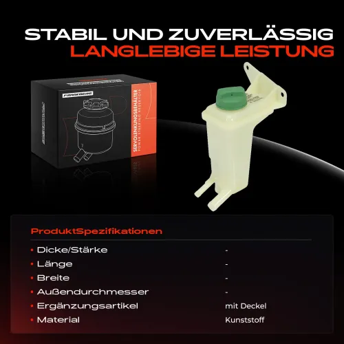 Ausgleichsbehälter, Hydrauliköl (Servolenkung) Frankberg 5481FB0018947 Bild Ausgleichsbehälter, Hydrauliköl (Servolenkung) Frankberg 5481FB0018947