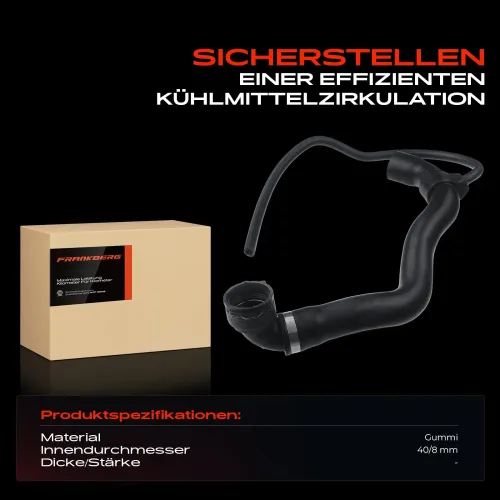 Kühlerschlauch Frankberg 5481FB0019309 Bild Kühlerschlauch Frankberg 5481FB0019309
