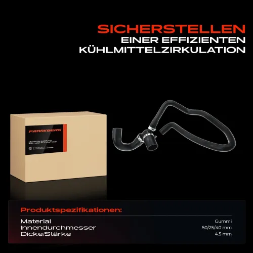 Kühlerschlauch unten Frankberg 5481FB0019315 Bild Kühlerschlauch unten Frankberg 5481FB0019315