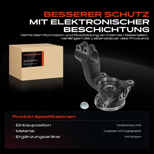 Achsschenkel, Radaufhängung Frankberg 5481FB0019825 Bild Achsschenkel, Radaufhängung Frankberg 5481FB0019825