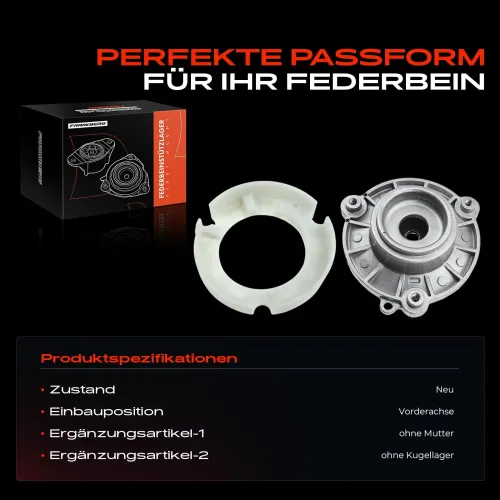 Federbeinstützlager Vorderachse beidseitig Frankberg 5481FB0019841 Bild Federbeinstützlager Vorderachse beidseitig Frankberg 5481FB0019841