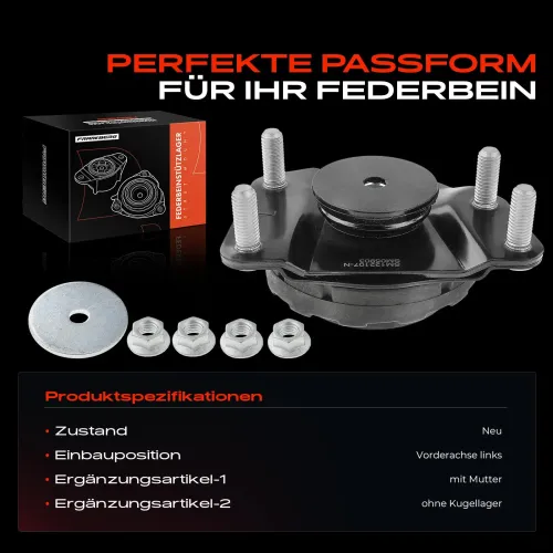 Federbeinstützlager Vorderachse links Frankberg 5481FB0019854 Bild Federbeinstützlager Vorderachse links Frankberg 5481FB0019854