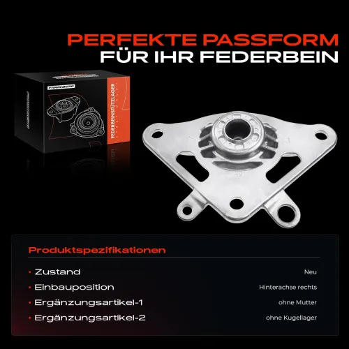 Federbeinstützlager Hinterachse rechts Frankberg 5481FB0019873 Bild Federbeinstützlager Hinterachse rechts Frankberg 5481FB0019873