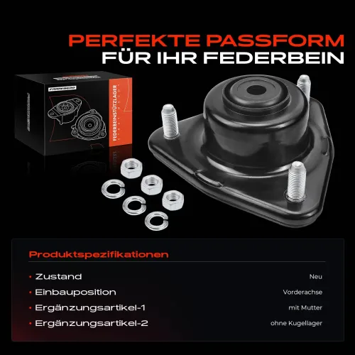 Federbeinstützlager Vorderachse beidseitig Frankberg 5481FB0019914 Bild Federbeinstützlager Vorderachse beidseitig Frankberg 5481FB0019914