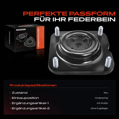 Federbeinstützlager Vorderachse beidseitig Frankberg 5481FB0019938 Bild Federbeinstützlager Vorderachse beidseitig Frankberg 5481FB0019938