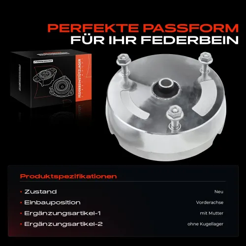 Federbeinstützlager Vorderachse beidseitig Frankberg 5481FB0019988 Bild Federbeinstützlager Vorderachse beidseitig Frankberg 5481FB0019988