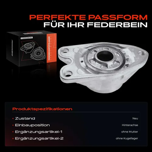 Federbeinstützlager Hinterachse beidseitig Frankberg 5481FB0019992 Bild Federbeinstützlager Hinterachse beidseitig Frankberg 5481FB0019992