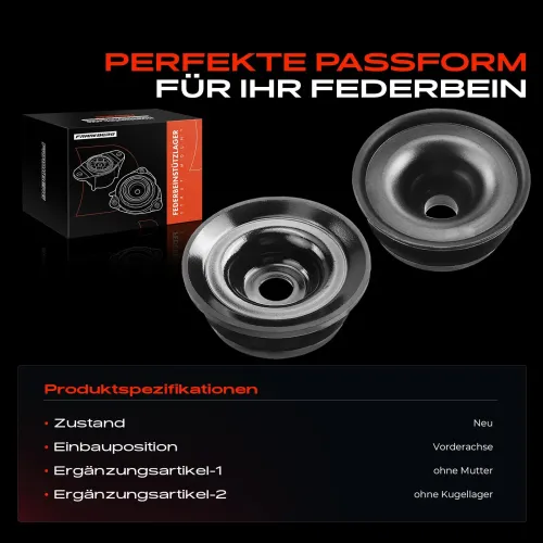 Federbeinstützlager Vorderachse beidseitig Frankberg 5481FB0020004 Bild Federbeinstützlager Vorderachse beidseitig Frankberg 5481FB0020004