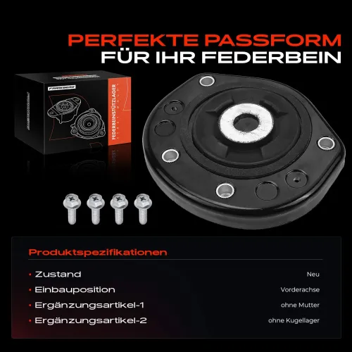 Federbeinstützlager Vorderachse beidseitig Frankberg 5481FB0020011 Bild Federbeinstützlager Vorderachse beidseitig Frankberg 5481FB0020011