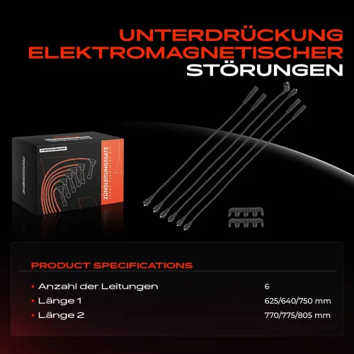 Zündleitungssatz Frankberg 5481FB0020083 Bild Zündleitungssatz Frankberg 5481FB0020083