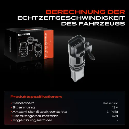 Sensor, Geschwindigkeit 12 V Frankberg 5481FB0020178 Bild Sensor, Geschwindigkeit 12 V Frankberg 5481FB0020178