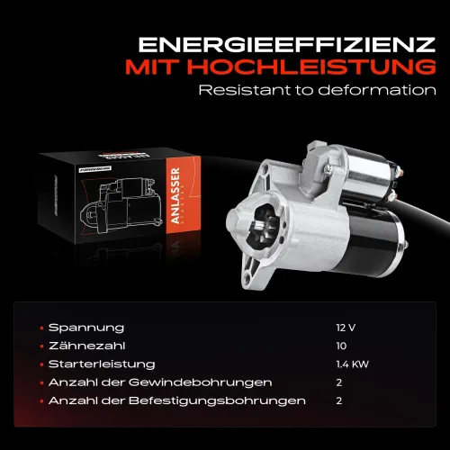 Starter 12 V 1,4 kW 1,4 kW Frankberg 5481FB0020199 Bild Starter 12 V 1,4 kW 1,4 kW Frankberg 5481FB0020199