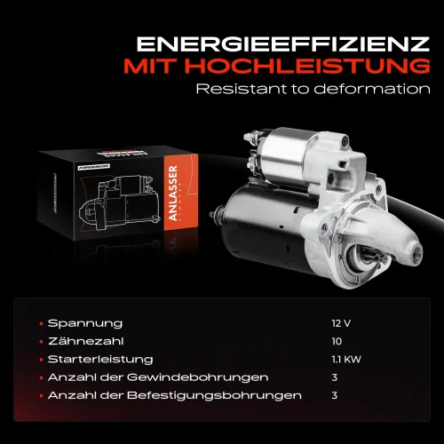 Starter 12 V 1,1 kW Frankberg 5481FB0020210 Bild Starter 12 V 1,1 kW Frankberg 5481FB0020210