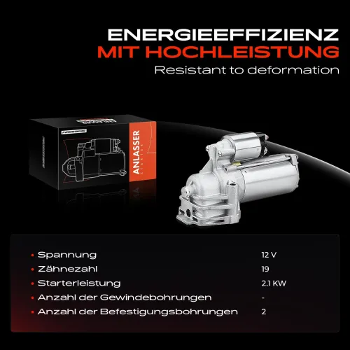 Starter 12 V 2,1 kW Frankberg 5481FB0020231 Bild Starter 12 V 2,1 kW Frankberg 5481FB0020231