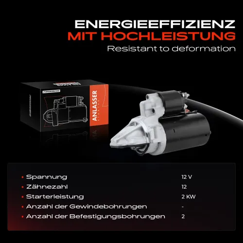 Starter 12 V 2 kW Frankberg 5481FB0020236 Bild Starter 12 V 2 kW Frankberg 5481FB0020236