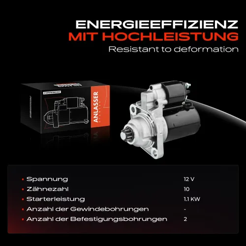 Starter 12 V 1,1 kW Frankberg 5481FB0020266 Bild Starter 12 V 1,1 kW Frankberg 5481FB0020266
