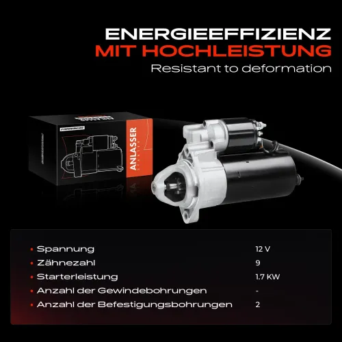 Starter 12 V 1,7 kW Frankberg 5481FB0020275 Bild Starter 12 V 1,7 kW Frankberg 5481FB0020275