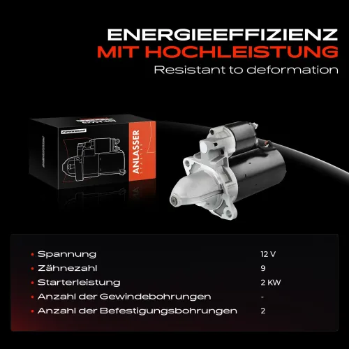 Starter 12 V 2 kW Frankberg 5481FB0020293 Bild Starter 12 V 2 kW Frankberg 5481FB0020293
