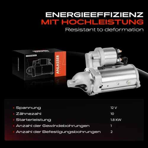 Starter 12 V 1,8 kW Frankberg 5481FB0020307 Bild Starter 12 V 1,8 kW Frankberg 5481FB0020307