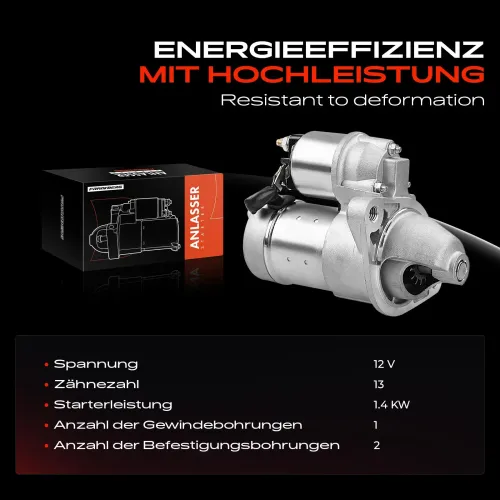 Starter 12 V 1,4 kW Frankberg 5481FB0020313 Bild Starter 12 V 1,4 kW Frankberg 5481FB0020313