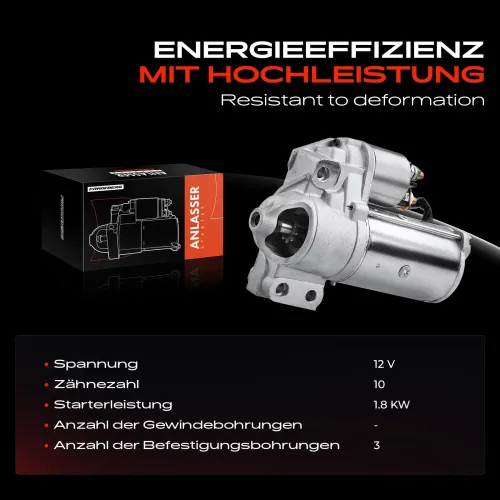 Starter 12 V 1,8 kW Frankberg 5481FB0020346 Bild Starter 12 V 1,8 kW Frankberg 5481FB0020346