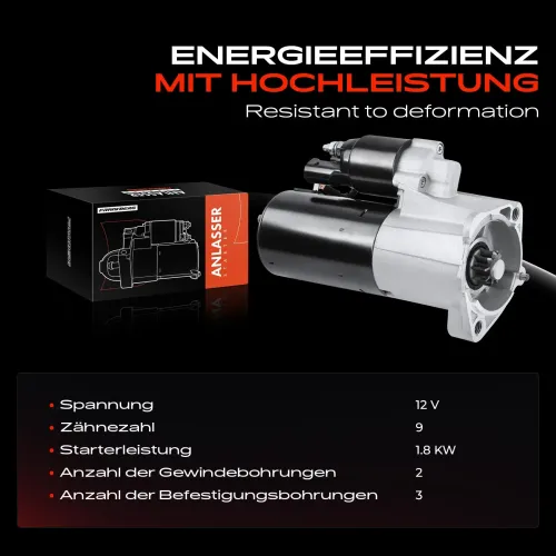 Starter 12 V 1,8 kW Frankberg 5481FB0020359 Bild Starter 12 V 1,8 kW Frankberg 5481FB0020359