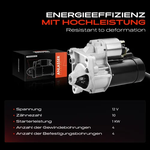 Starter 12 V 1 kW 1,1 kW Frankberg 5481FB0020367 Bild Starter 12 V 1 kW 1,1 kW Frankberg 5481FB0020367