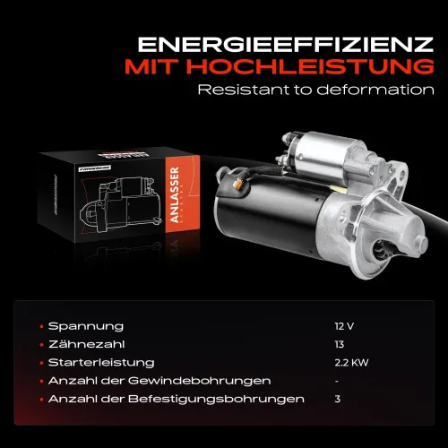 Starter 12 V 2,2 kW Frankberg 5481FB0020369 Bild Starter 12 V 2,2 kW Frankberg 5481FB0020369