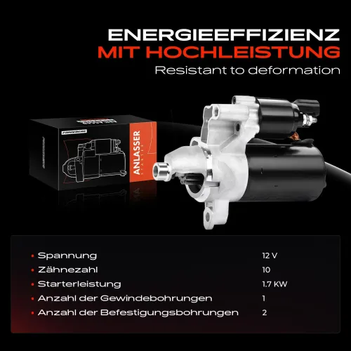 Starter 12 V 1,7 kW Frankberg 5481FB0020386 Bild Starter 12 V 1,7 kW Frankberg 5481FB0020386