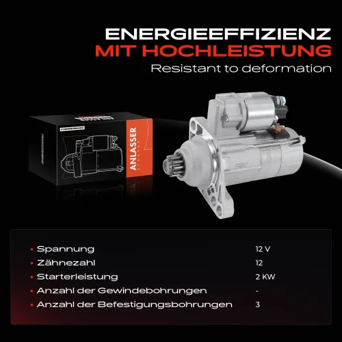 Starter 12 V 2 kW Frankberg 5481FB0020406 Bild Starter 12 V 2 kW Frankberg 5481FB0020406