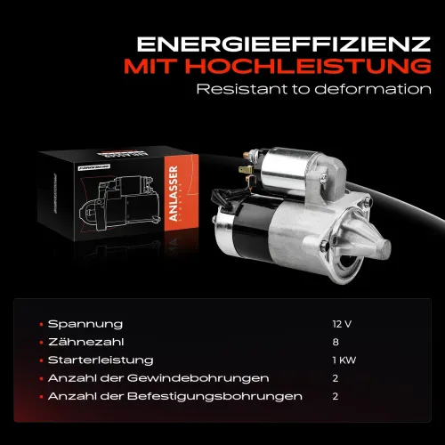 Starter 12 V 1 kW Frankberg 5481FB0020437 Bild Starter 12 V 1 kW Frankberg 5481FB0020437