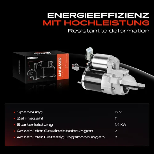 Starter 12 V 1,4 kW Frankberg 5481FB0020453 Bild Starter 12 V 1,4 kW Frankberg 5481FB0020453
