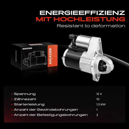 Starter 12 V 1,3 kW Frankberg 5481FB0020457 Bild Starter 12 V 1,3 kW Frankberg 5481FB0020457