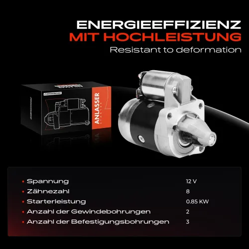 Starter 12 V 0,85 kW 0,85 kW Frankberg 5481FB0020460 Bild Starter 12 V 0,85 kW 0,85 kW Frankberg 5481FB0020460