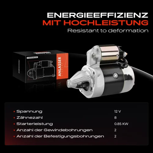 Starter 12 V 0,85 kW Frankberg 5481FB0020462 Bild Starter 12 V 0,85 kW Frankberg 5481FB0020462