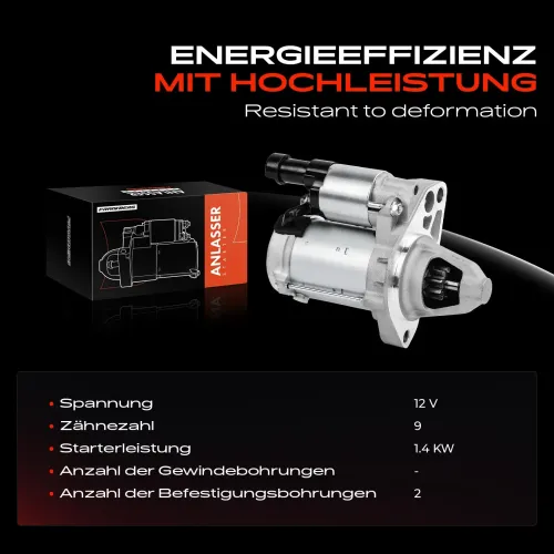 Starter 12 V 1,4 kW Frankberg 5481FB0020491 Bild Starter 12 V 1,4 kW Frankberg 5481FB0020491