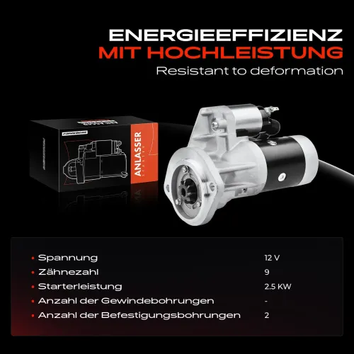 Starter 12 V 2,5 kW Frankberg 5481FB0020506 Bild Starter 12 V 2,5 kW Frankberg 5481FB0020506