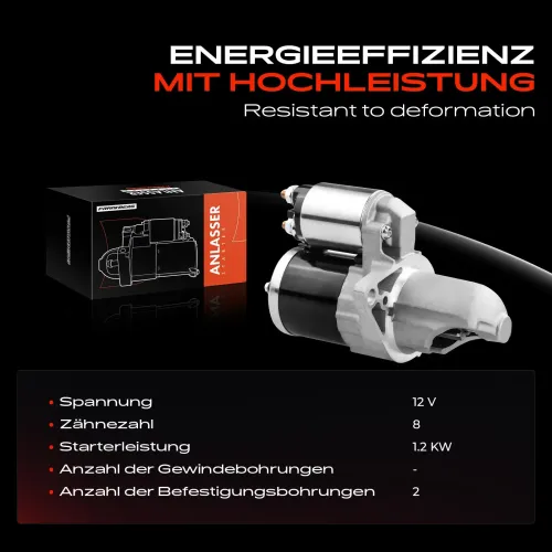 Starter 12 V 1,2 kW Frankberg 5481FB0020520 Bild Starter 12 V 1,2 kW Frankberg 5481FB0020520