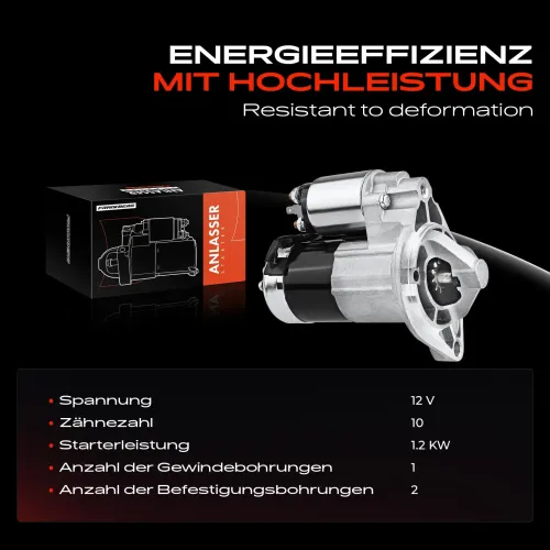 Starter 12 V 1,2 kW Frankberg 5481FB0020531 Bild Starter 12 V 1,2 kW Frankberg 5481FB0020531