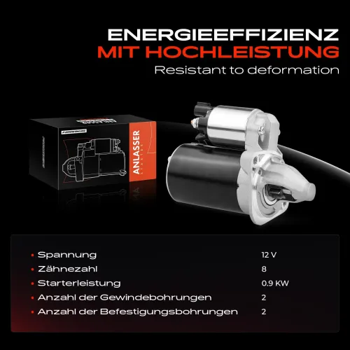 Starter 12 V 0,9 kW Frankberg 5481FB0020535 Bild Starter 12 V 0,9 kW Frankberg 5481FB0020535