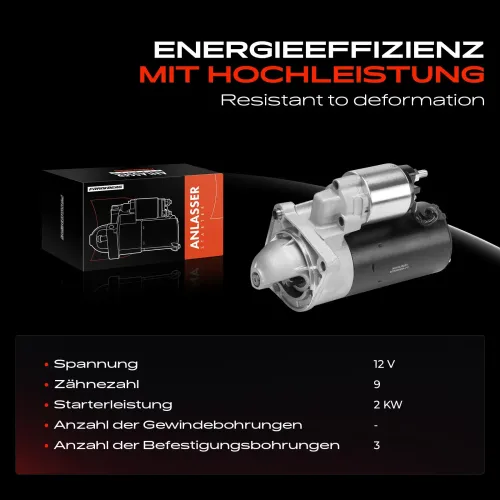 Starter 12 V 2 kW Frankberg 5481FB0020537 Bild Starter 12 V 2 kW Frankberg 5481FB0020537